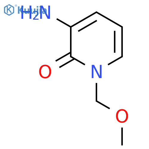 3-Amino-1-(methoxymethyl)-1,2-dihydropyridin-2-one structure
