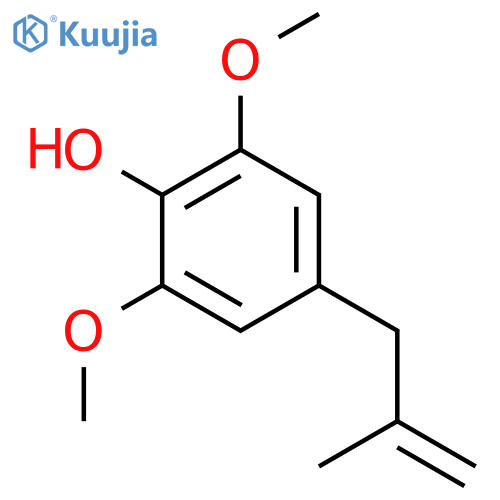 Phenol, 2,6-dimethoxy-4-(2-methyl-2-propenyl)- structure