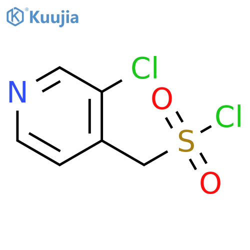 (3-chloropyridin-4-yl)methanesulfonyl chloride structure