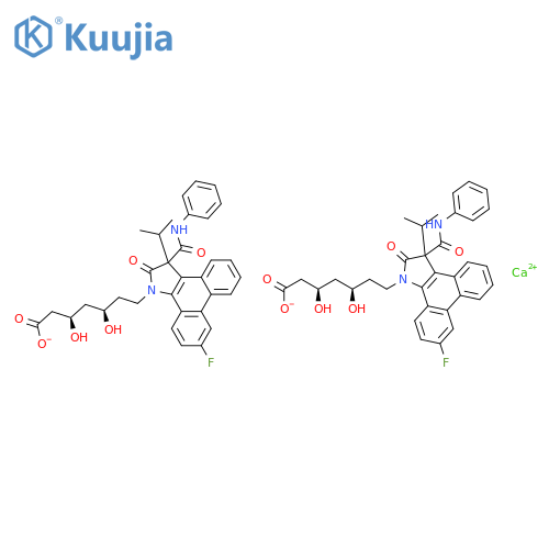 Atorvastatin Lactam Phenanthrene Calcium Salt Impurity(mixture of diastereomers) structure