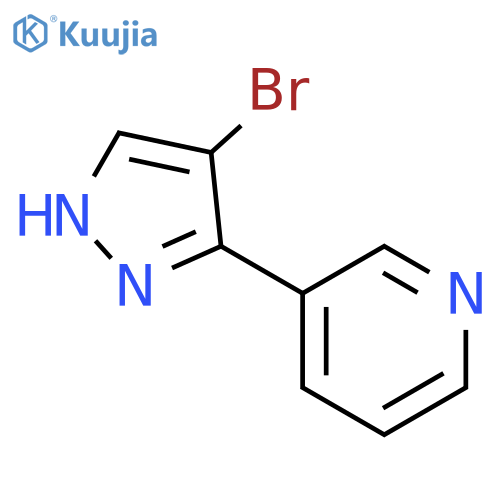 3-(4-Bromo-1H-pyrazol-3-yl)pyridine structure
