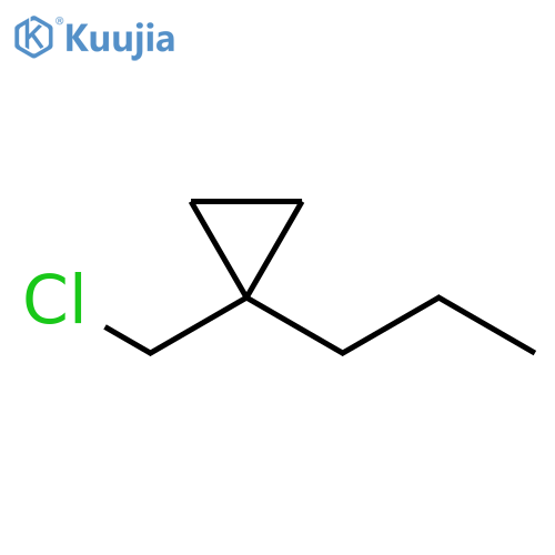 Cyclopropane, 1-(chloromethyl)-1-propyl- structure