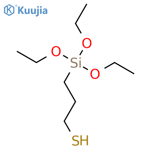3-Mercaptopropyltriethoxysilane structure