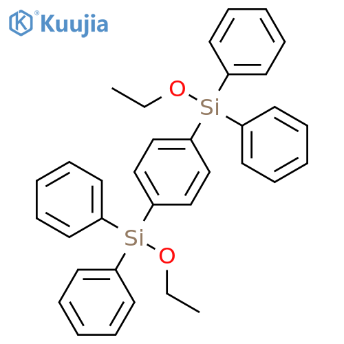 Silane, 1,4-phenylenebis[ethoxydiphenyl- structure