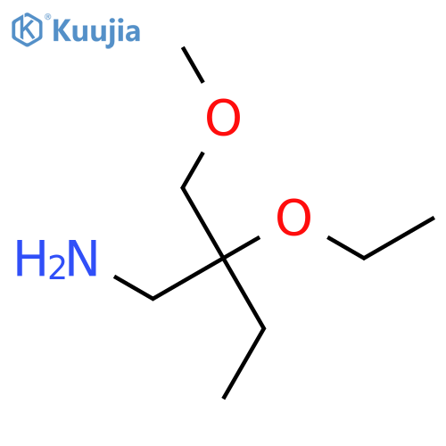 2-(aminomethyl)-2-ethoxy-1-methoxybutane structure