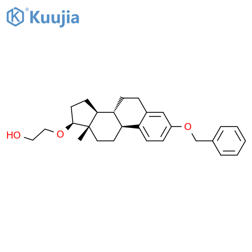 Ethanol, 2-[[(17b)-3-(phenylmethoxy)estra-1,3,5(10)-trien-17-yl]oxy]- structure