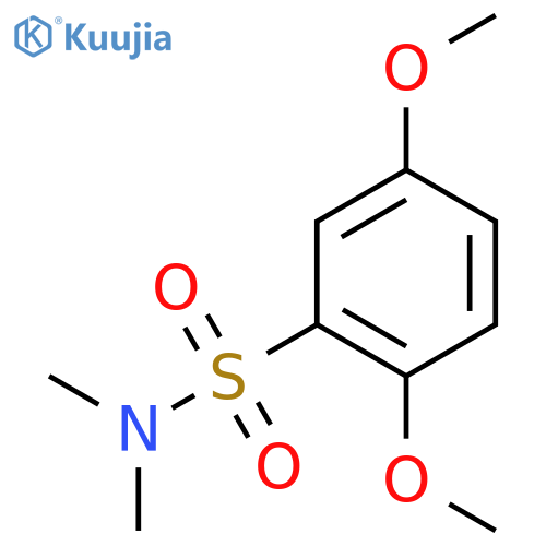 2,5-dimethoxy-N,N-dimethylbenzene-1-sulfonamide structure
