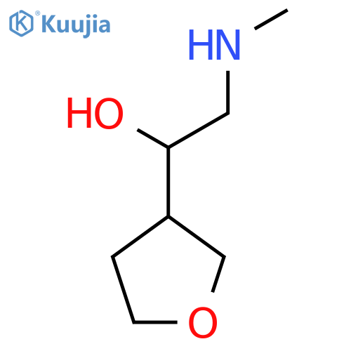 2-(methylamino)-1-(oxolan-3-yl)ethan-1-ol structure