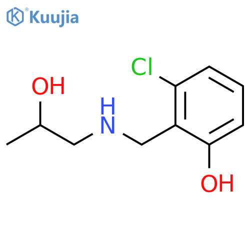 3-chloro-2-{(2-hydroxypropyl)aminomethyl}phenol structure