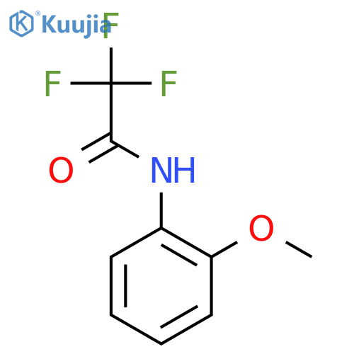 2,2,2-trifluoro-N-(2-methoxyphenyl)acetamide structure