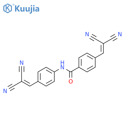 Benzamide, 4-(2,2-dicyanoethenyl)-N-[4-(2,2-dicyanoethenyl)phenyl]- structure
