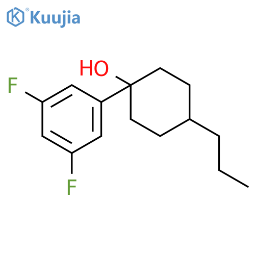Cyclohexanol, 1-(3,5-difluorophenyl)-4-propyl- structure