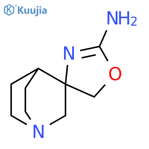 2'H-4-azaspirobicyclo2.2.2octane-2,3'-1,4oxazole-5'-amine structure