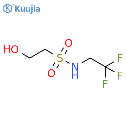 2-hydroxy-N-(2,2,2-trifluoroethyl)ethane-1-sulfonamide structure
