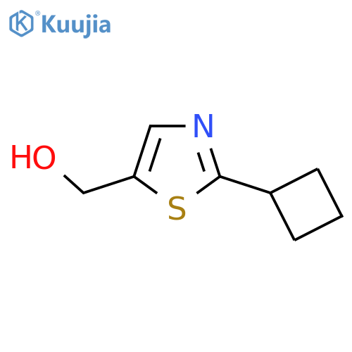 (2-Cyclobutylthiazol-5-yl)methanol structure