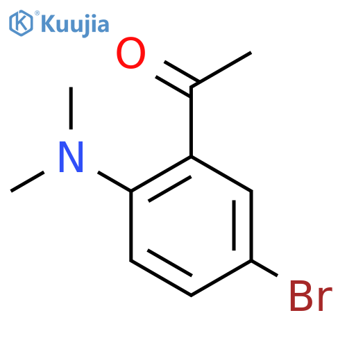 1-(5-Bromo-2-(dimethylamino)phenyl)ethanone structure