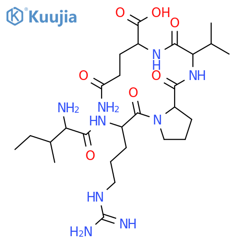 L-Glutamine,L-isoleucyl-L-arginyl-L-prolyl-L-valyl- structure
