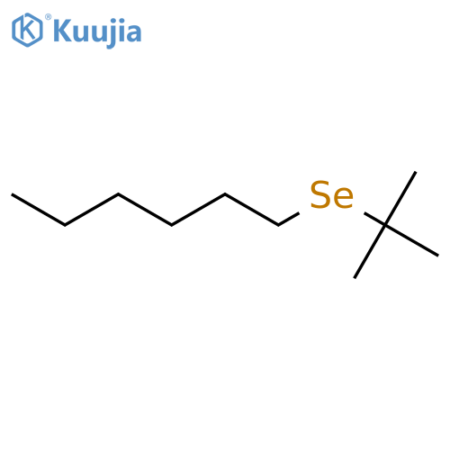 Hexyl, 6-[(1,1-dimethylethyl)seleno]- structure