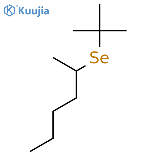 Pentyl, 4-[(1,1-dimethylethyl)seleno]-1-methyl- structure