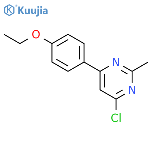 4-chloro-6-(4-ethoxyphenyl)-2-methylpyrimidine structure