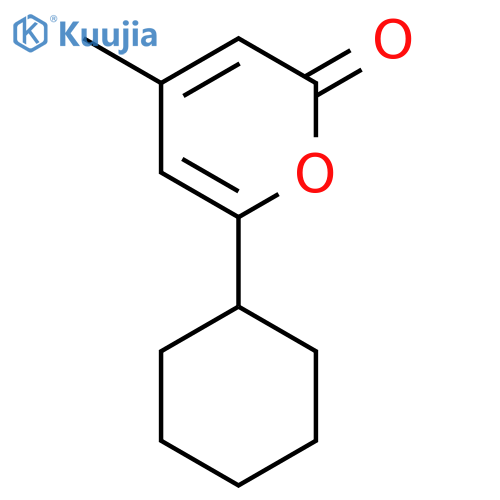 6-Cyclohexyl-4-methyl-2H-pyran-2-one structure