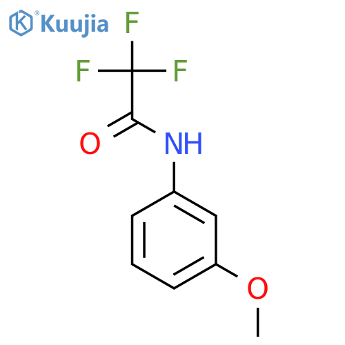 2,2,2-trifluoro-N-(3-methoxyphenyl)acetamide structure