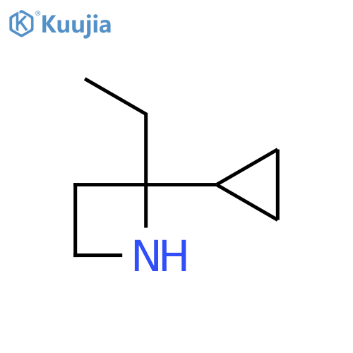 2-Cyclopropyl-2-ethylazetidine structure