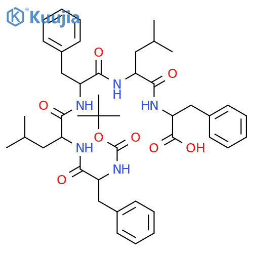 N-Boc-Phe-Leu-Phe-Leu-Phe structure