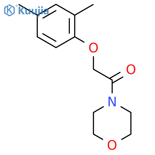 Ethanone,2-(2,4-dimethylphenoxy)-1-(4-morpholinyl)- structure