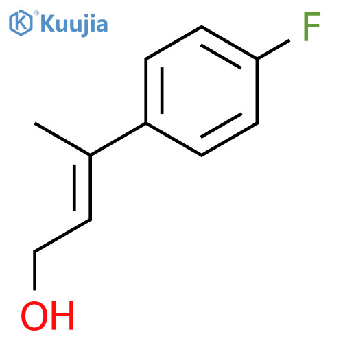 2-Buten-1-ol, 3-(4-fluorophenyl)- structure