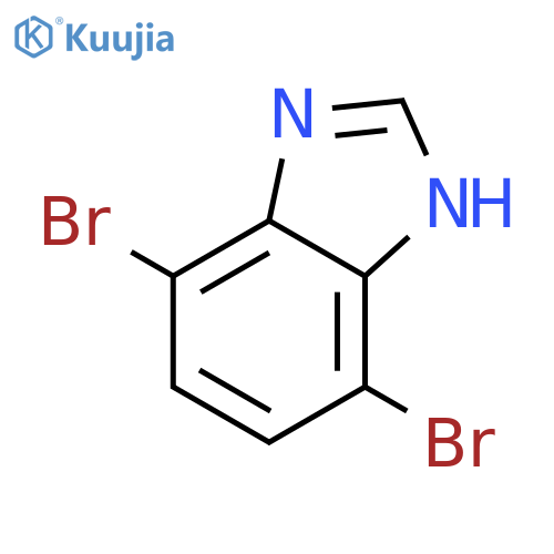 4,7-dibromo-1H-1,3-benzodiazole structure