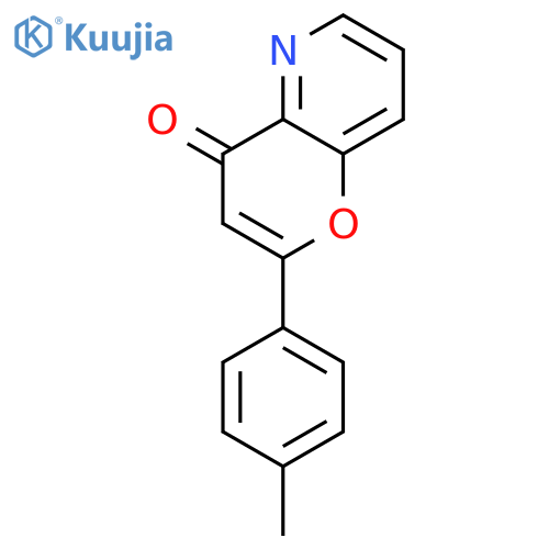 4H-Pyrano[3,2-b]pyridin-4-one,2-(4-methylphenyl)- structure