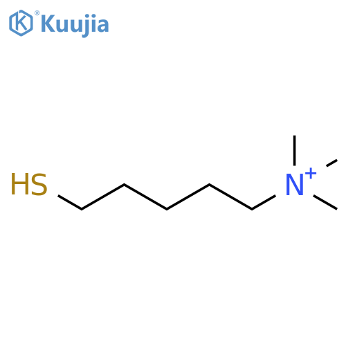 1-Pentanaminium, 5-mercapto-N,N,N-trimethyl- structure