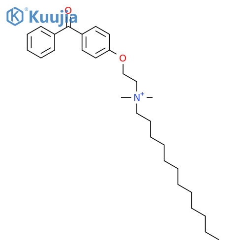 1-DODECANAMINIUM, N-[2-(4-BENZOYLPHENOXY)ETHYL]-N,N-DIMETHYL- structure