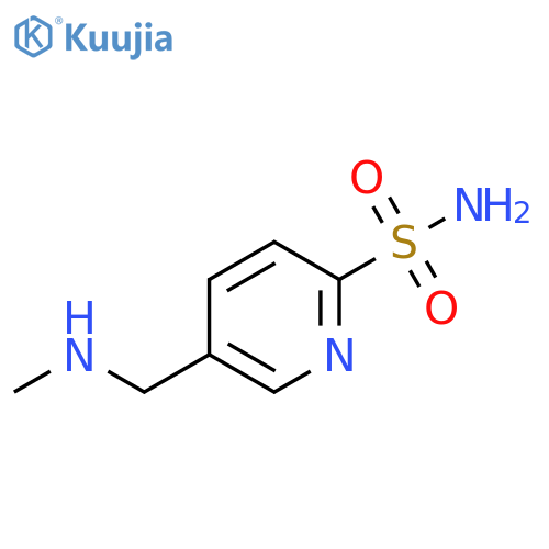 5-(methylamino)methylpyridine-2-sulfonamide structure