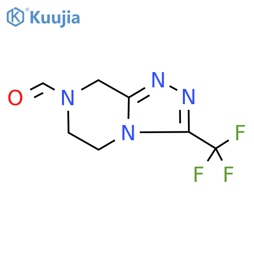 7-nitroso-3-(trifluoromethyl)-5H,6H,7H,8H-1,2,4triazolo4,3-apyrazine structure