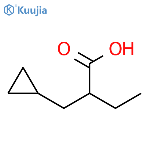 2-(cyclopropylmethyl)butanoic acid structure