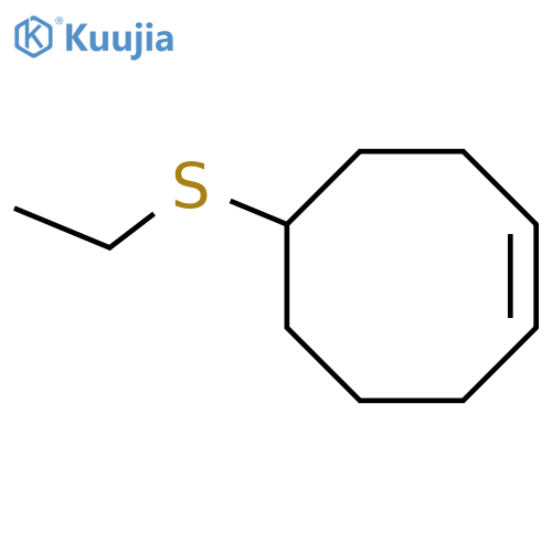 Cyclooctene, 5-(ethylthio)- structure