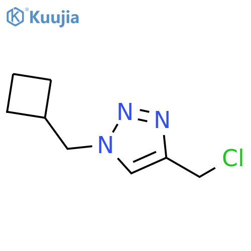 4-(chloromethyl)-1-(cyclobutylmethyl)-1H-1,2,3-triazole structure