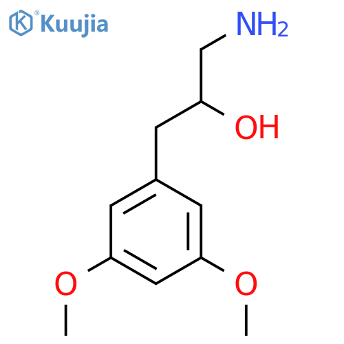 1-Amino-3-(3,5-dimethoxyphenyl)propan-2-ol structure