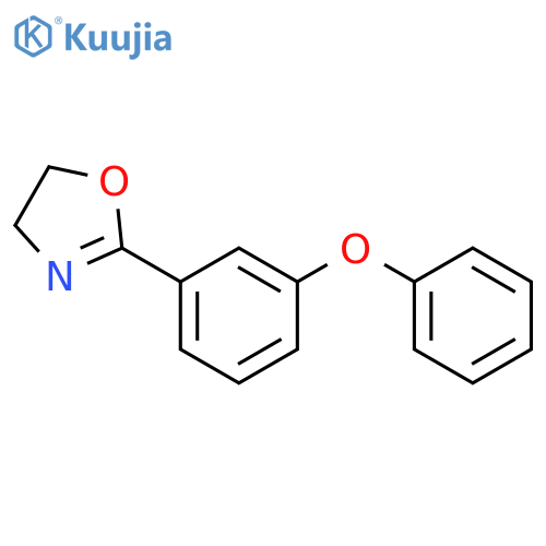 Oxazole, 4,5-dihydro-2-(3-phenoxyphenyl)- structure