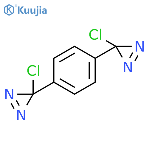 3H-Diazirine, 3,3'-(1,4-phenylene)bis[3-chloro- structure