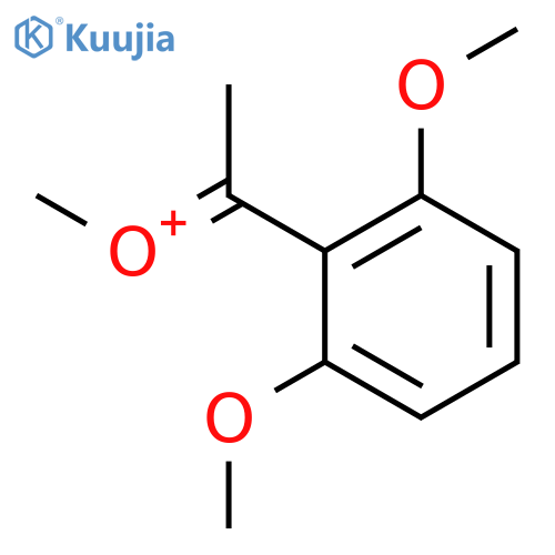 Oxonium, [1-(2,6-dimethoxyphenyl)ethylidene]methyl- structure