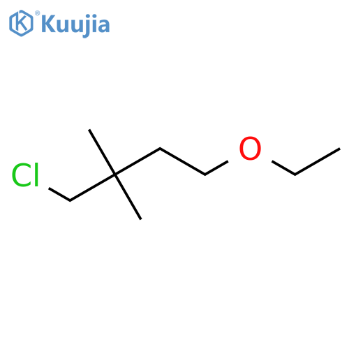 1-Chloro-4-ethoxy-2,2-dimethylbutane structure