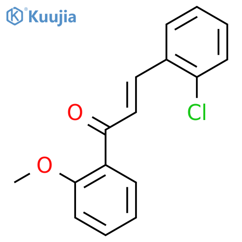 (E)-3-(2-Chlorophenyl)-1-(2-methoxyphenyl)prop-2-en-1-one structure