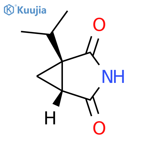 3-Azabicyclo[3.1.0]hexane-2,4-dione,1-(1-methylethyl)-,(1R,5R)-(9CI) structure