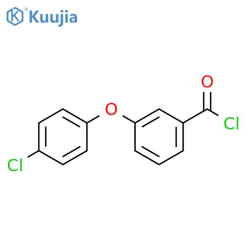 Benzoyl chloride, 3-(4-chlorophenoxy)- structure