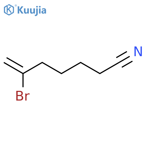 6-bromohept-6-enenitrile structure