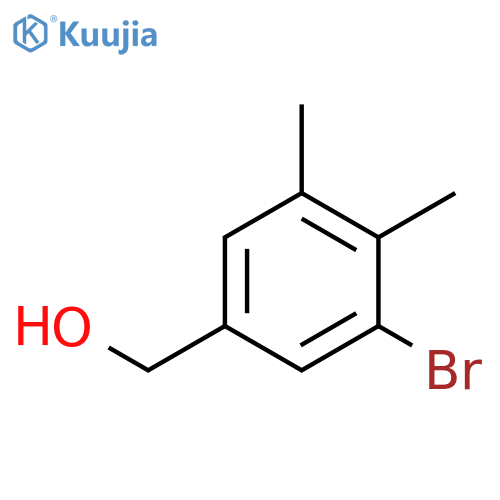 Benzenemethanol, 3-bromo-4,5-dimethyl- structure
