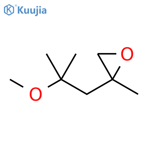 2-(2-methoxy-2-methylpropyl)-2-methyloxirane structure